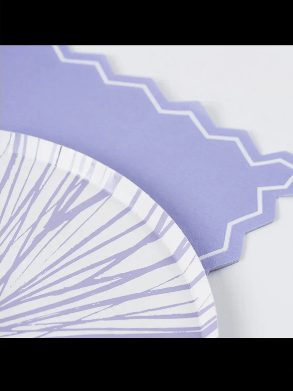 NWT! Boutique Item Round Decorative Plate with Lavender Radiance Pattern